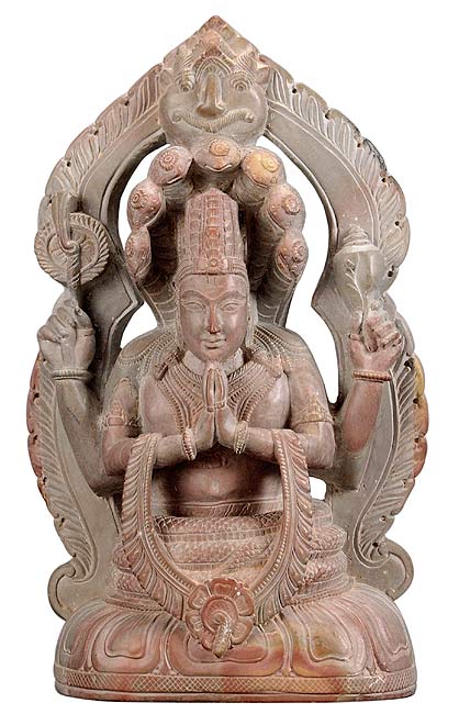 Yoga Statue of Guru Patanjali - Stone Statue