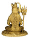 Seated Shiva Brass Figurine 10.25"