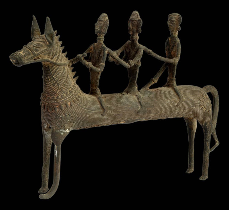 In Service of His Majesty - Dhokra Tribal Sculpture
