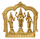 Lord Vishnu with Bhudevi and Sridevi