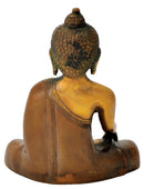 Serene Brass Buddha in Copper Red Finsh