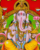 Lord Ganesh Ji - Fabric Sequin Painting