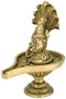 Lord Shiva Enshrined as Linga - Brass Sculpture