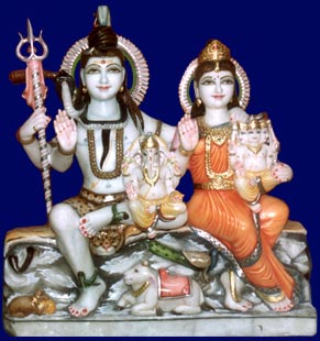Gauri Shankar-Marble Sculpture