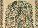 Peacocks Under Blossoming Tree