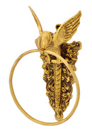 Beautiful Parrot Brass Towel Hanger