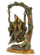 Radha Krishna on a Swing