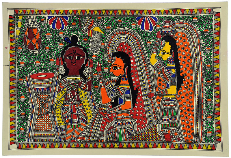 Mother Yashoda Punishing Baby Krishna 15"