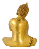 Resting Buddha Fine Finish Brass Statue