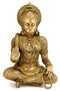 Blessing Hanuman Holding Rosary - Brass Sculpture