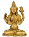 Chaturbhuja Avalokiteshvara 'Chenrezig' - Brass Statue