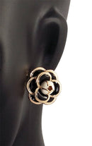 Exotic Black Rose - Tops Earrings