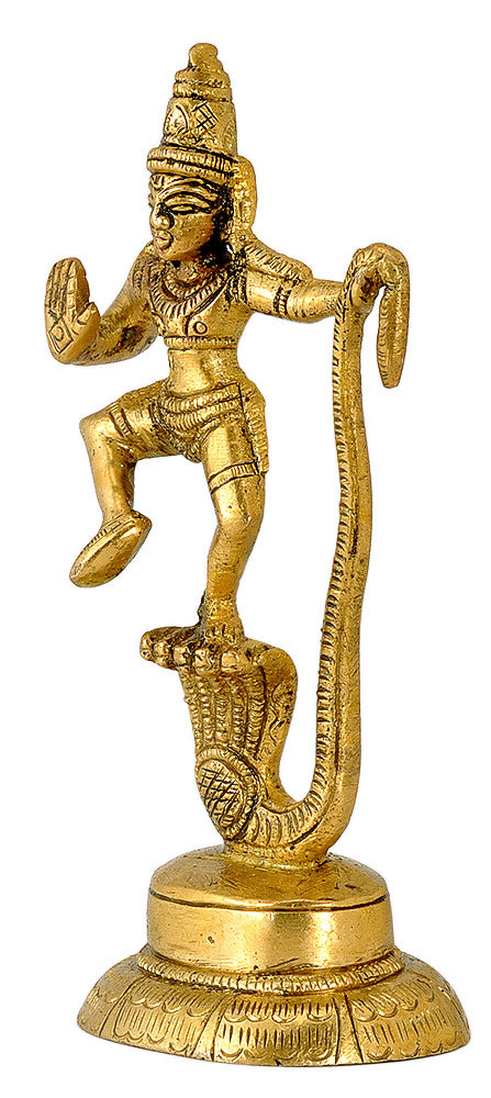 Small Krishna on Kaliya Naga