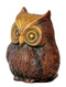 Brass Owl Figurine Copper Red Finish for Home Decor