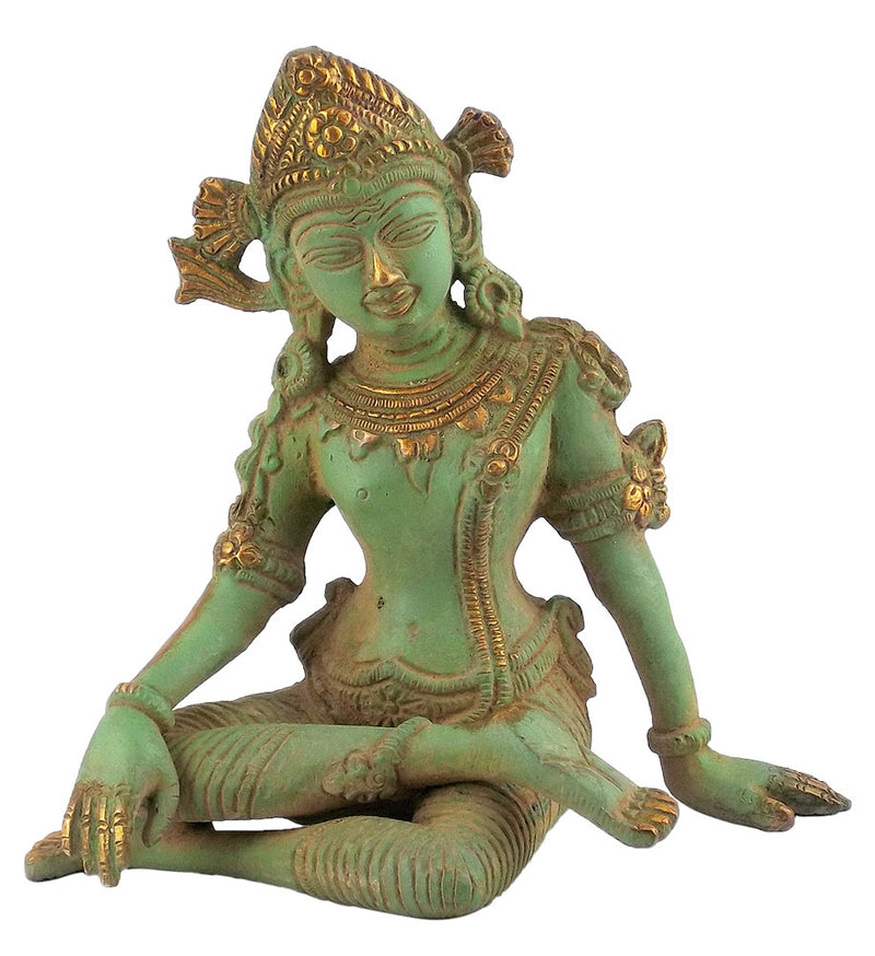 Indra Lord of of Heaven - Antique Finish Statuette