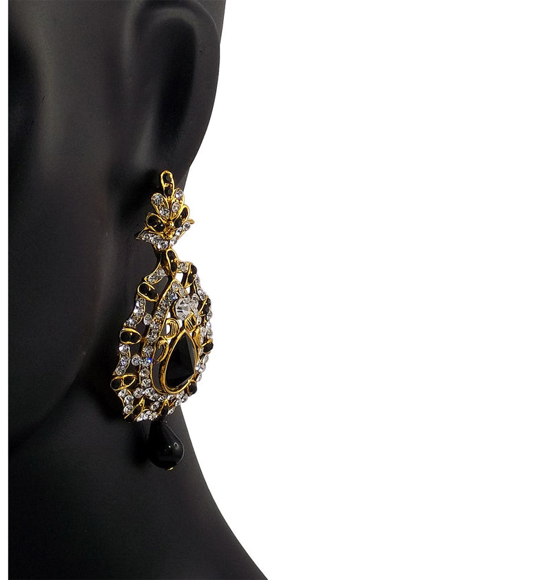 Fantasy - Stone Studded Earrings Dangle and Drop