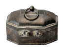 Vintage Style Brass Treasure Chest Jewelry Box Casket