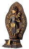 Antiquated Buddhist Avalokitehvara Brass Statue 15"