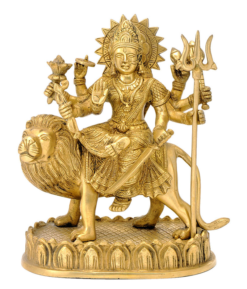 Bhagwati Durga Ma Brass Statue