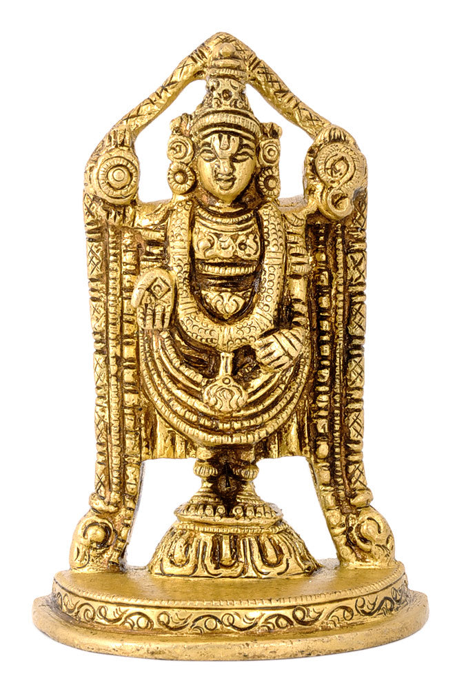 God Balaji Brass Figure