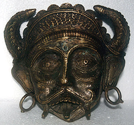 Dhokra Mask-Bhairava