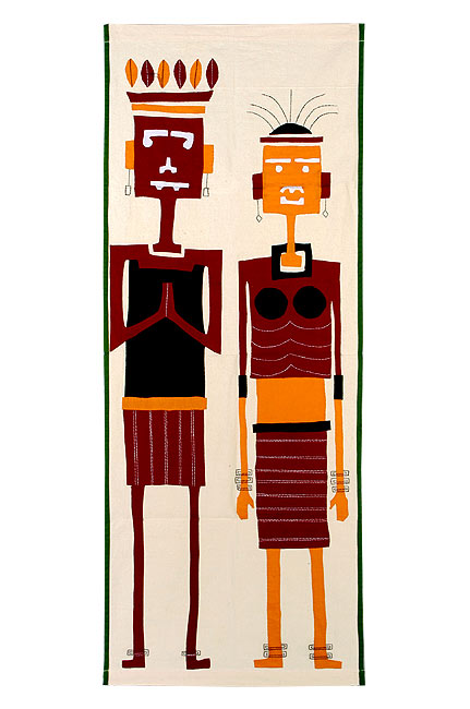Namaste - Applique Cloth Painting