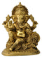 Blessing Lord Vinayaka Brass Idol