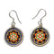 Mandala Earrings - Hand Panited Jewelry