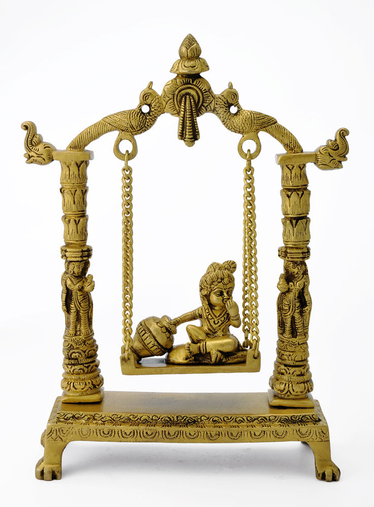 Baby Krishna on Swing