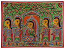 Madhubani Painting 'Bride on Doli'