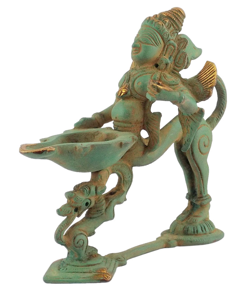 Antiquated Garuda Aarti Lamp