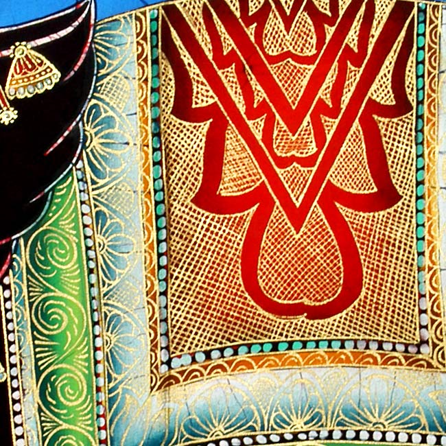 Beauty In Black - Batik Painting