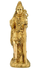 Ascetic Lord Shiva Brass Sculpture 11"