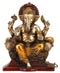 Ganesha Seated on Throne 9.50"