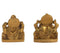 Lord Ganesha and Goddess Luxmi Small Brass Statue
