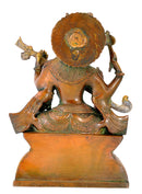Goddess Saraswati Mata - Brass Statue