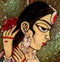 The Young Princess - Cotton Batik Painting