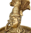 Lord Shiva Enshrined as Linga - Brass Sculpture