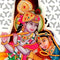 His Mesmerizing Tune - Painted Marble Saucer