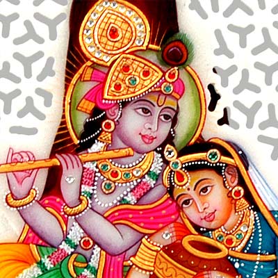 His Mesmerizing Tune - Painted Marble Saucer