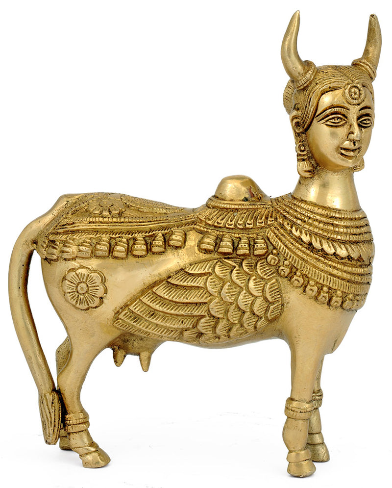 Kamadhenu Cow Statue 8"