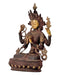 Avalokiteshvara Bodhisattva - Antiquated Brass Statuette