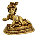 Laddoo Gopal Krishna Brass Statue