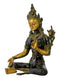 Brass Sculpture 'Green Tara' 10"