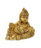 Resting Kuber Brass Statue