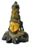 Goddess Shakti Brass Sculpture 10.25"