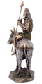 Shiva Seated on Nandi in Antique Bronze Finish