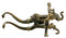 Elephant Rider Antiqauted Brass Nut Cutter