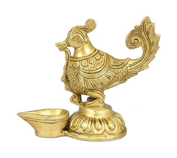 Mayur Deepak - Brass Figurine