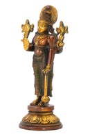 Shri Hari Narayan The Preserver - Brass Statue